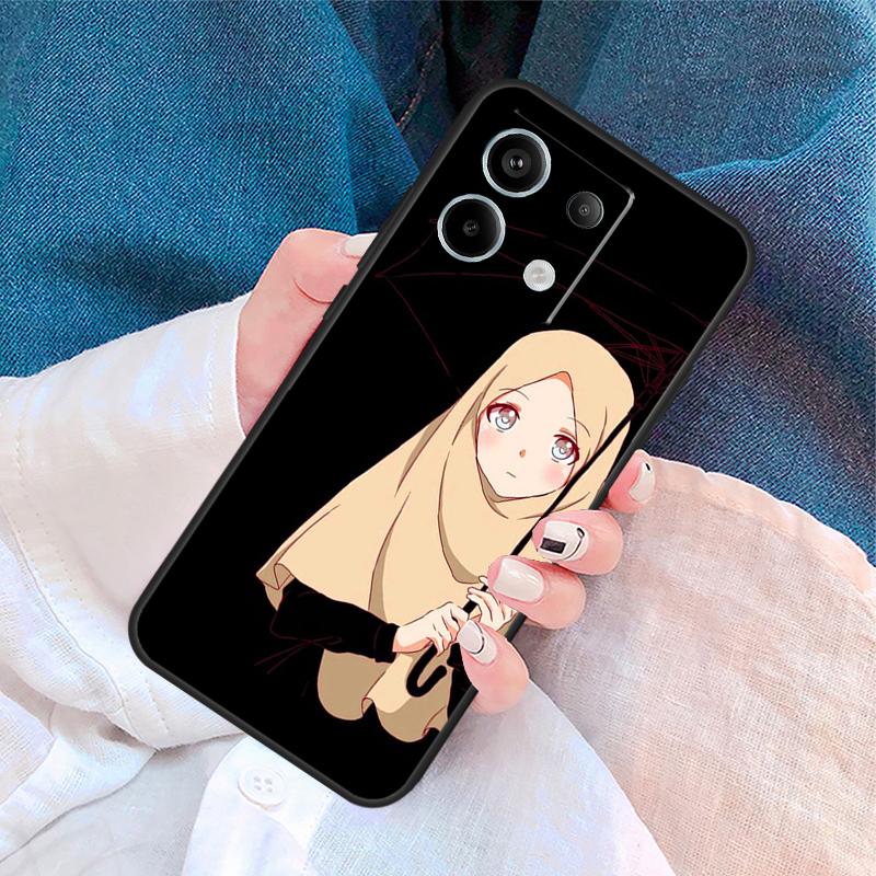Islamic Hijab Girl Queen Cover For Xiaomi Redmi Note 13 12 11 9 10 14 Pro 9S 10S 11S 12S Redmi 14C 10C 12C 13C Case