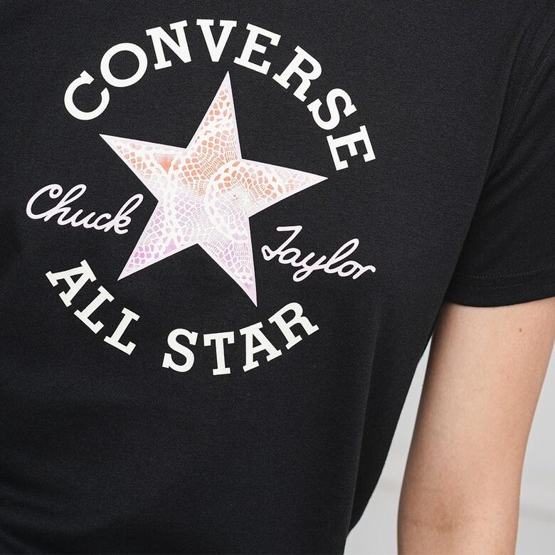 Converse Chuck Patch Regular T Shirt Women's Black 10026362-001