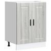 VidaXL Armoire de cuisine Porto sonoma gris bois d'ingénierie 853923