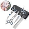 Nuove Forbici di Sicurezza per Toelettatura Animali Testa Rotonda Professionali in Acciaio Inossidabile Forbici per Pelo di Cane Forbici per Animali Taglio Animale Set Portatile