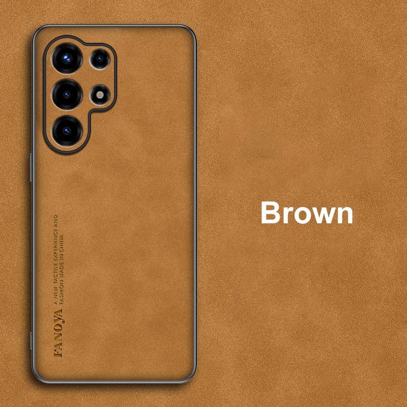 

Для Itel S26 Ultra Чехол Роскошный PU Кожаный Чехол для Телефона Для Itel Super 26 Ultra Задняя Крышка ТПУ Силиконовый Ударопрочный Полная Защита Itel Super 26 Ultra коричневый