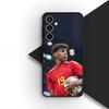 Handyhülle für Samsung Galaxy A35 A36 A55 A26 A05 A06 A14 A50 A51 A53 A54 A12 A13 A23 Hülle King Football Nr. 19 Fußball Nr. 19