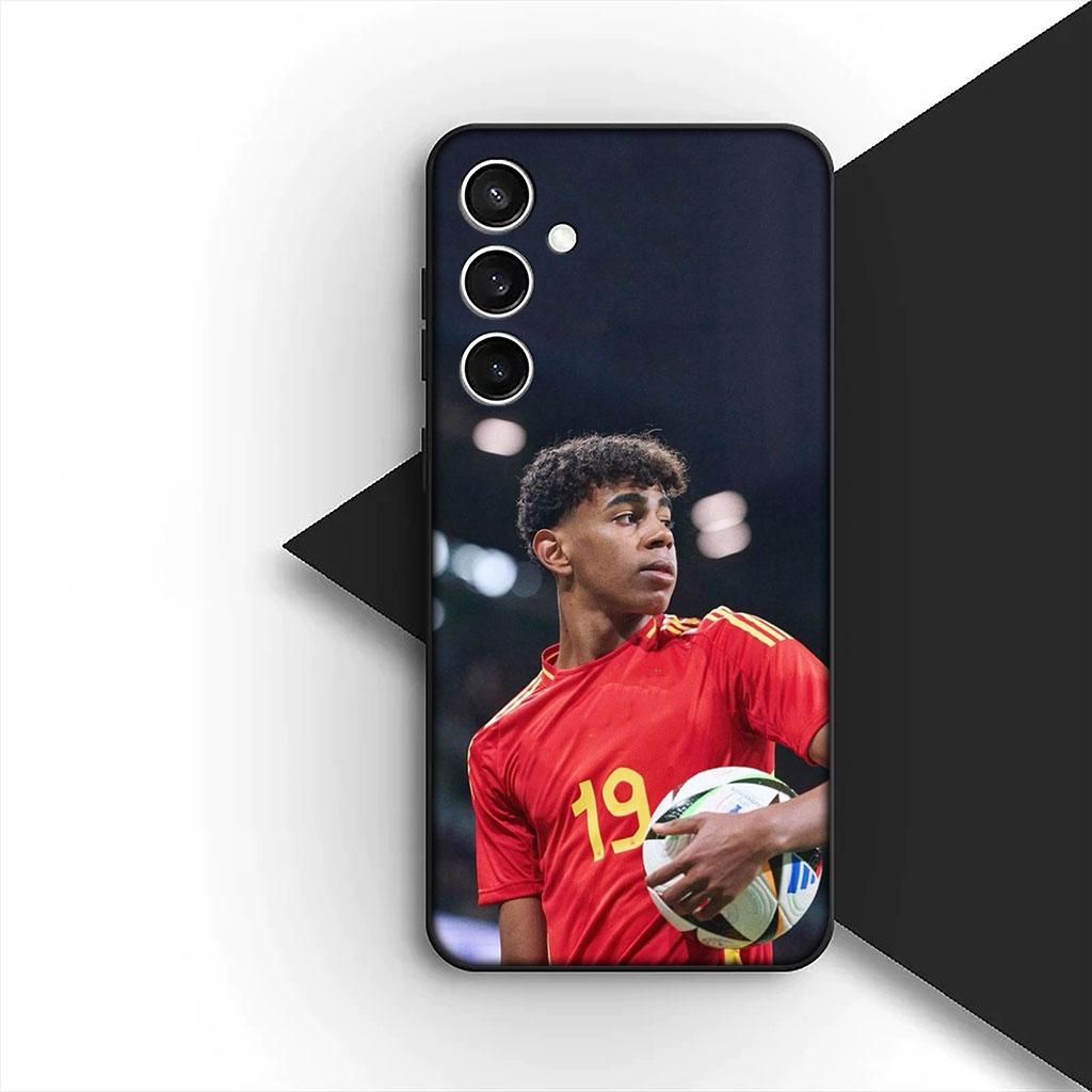 Handyhülle für Samsung Galaxy A35 A36 A55 A26 A05 A06 A14 A50 A51 A53 A54 A12 A13 A23 Hülle King Football Nr. 19 Fußball Nr. 19