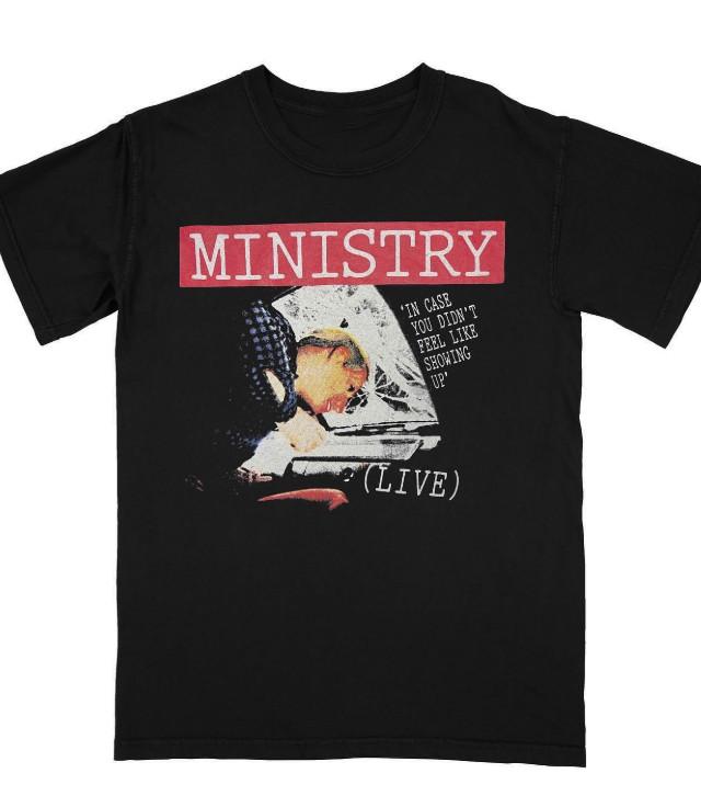 Rare Ministry Band Live in Tour T-shirt S to 5XL UR522 L