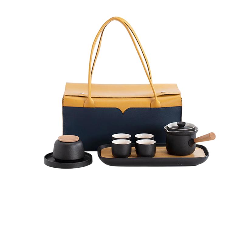 

Nanshan Moshang Yanyun Portable Ceramic Gongfu Tea Set