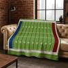 Rugby Field American Football Sport Flannel Blanket Soft Warm Throw Blanket for Bedroom Living Room Bed Travel Camping Picnic