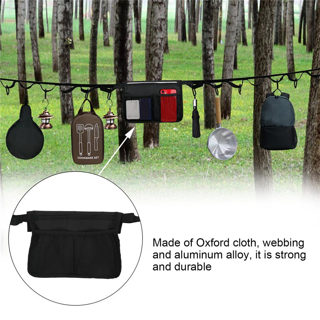 Wheelchair Side Storage Bag Organizer Waterproof Multi Pocket Armrest Pouch with Reflective Stripe Oxford Fabric for Walker Rollator Wheelchairs