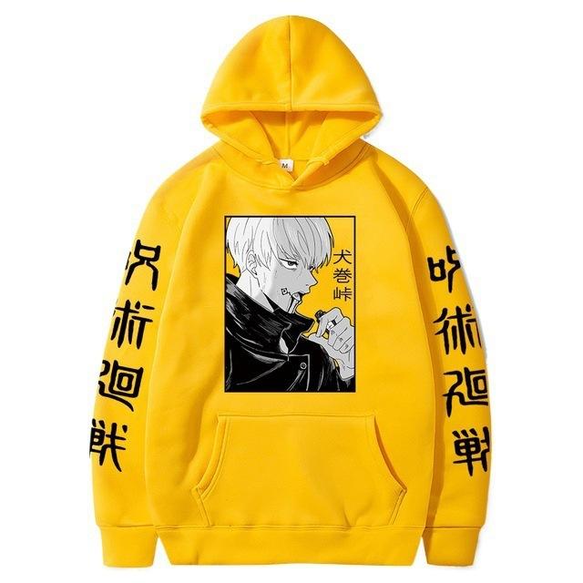 Sunman Jujutsu Kaisen Spell Back Battle Pop Print Hooded Spring Sweater Hoodie Men And Women