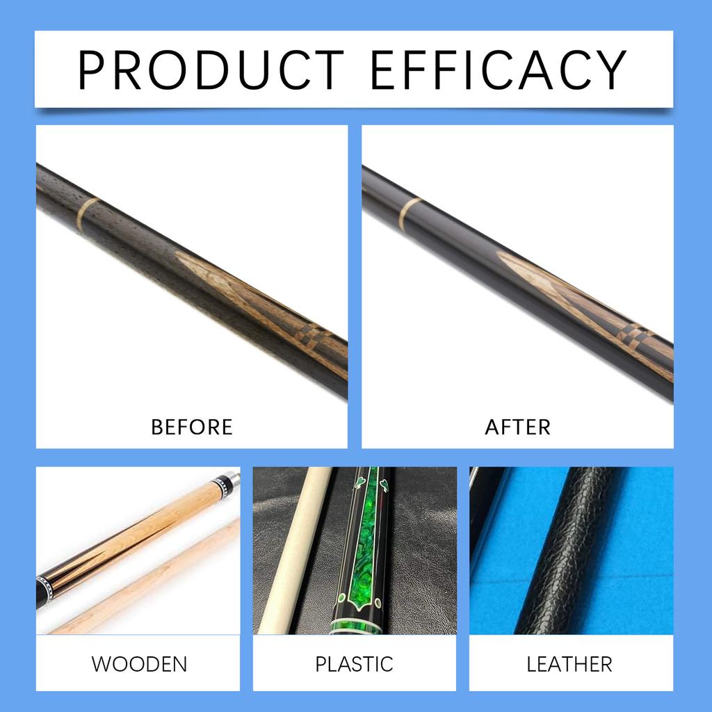Pool Cue Finish Cleaner Powerful Billiard Cue Cleaning Agent 100ml Billiard Cue Stick Cleaner Shaft Conditioner