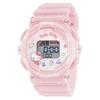 Sun Flame Digital Watch J-Axis Sanrio Hello Kitty CR3C0003-KT Pink