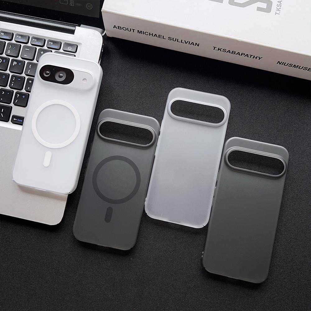 Ultra Thin Frosted Clear Magnetic Phone Case For Google Pixel 10 9 Pro XL 10A 9A For  Wireless Charge Shockpproof Cover