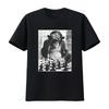Chimp Playing Chess T Shirt Cool Player Merch For Art Funny Vintage Washed Soft Breathable Graphic Designer Clothes Homme