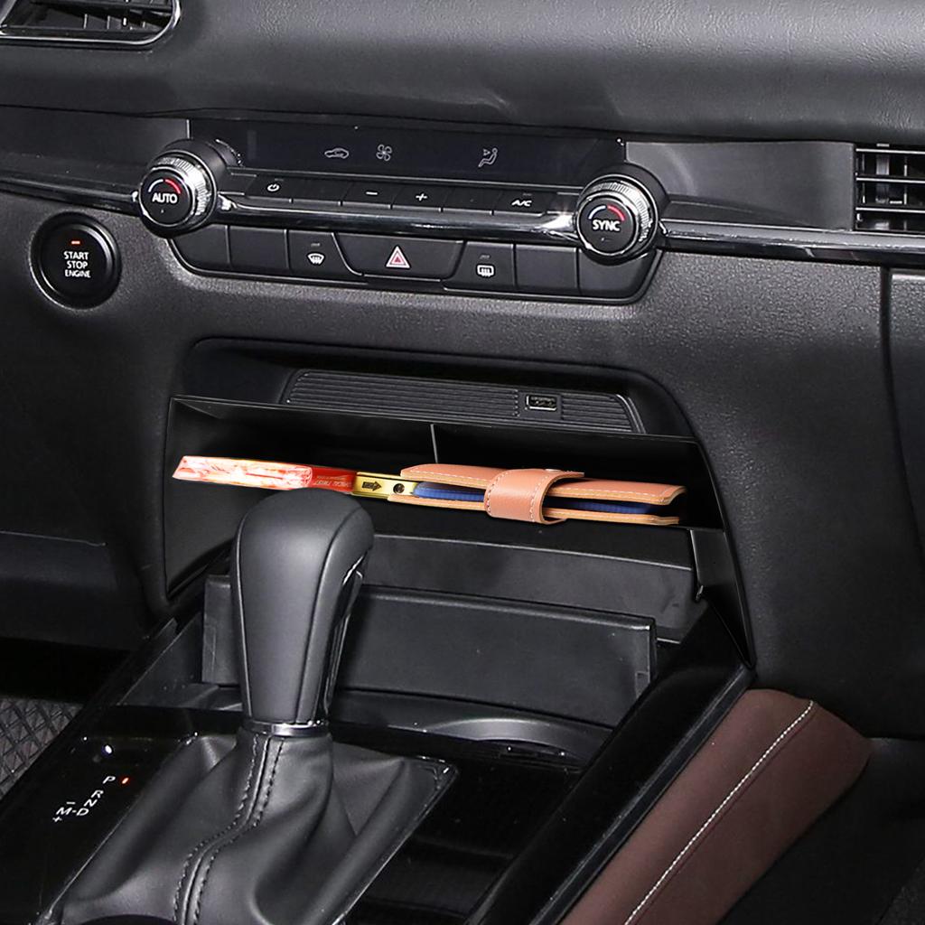 Center Console Storage Tray Box for 2020-2025 Mazda CX-30 Car Accessories Center Console Organizer ABS Car Armrest Interior Box