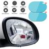 2Pcs Blue Oval Car Anti Fog Rainproof Car Rearview Mirror Protective Film 10x14.5cm Protector Film Auto Accessories Universal