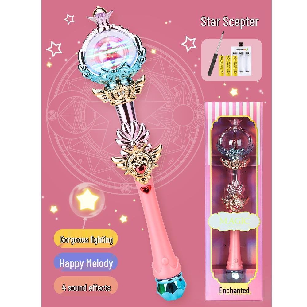 Light-Up Fairy Wand for Girls Aged 3-6: Perfect Christmas or Birthday Gift for Little Princesses