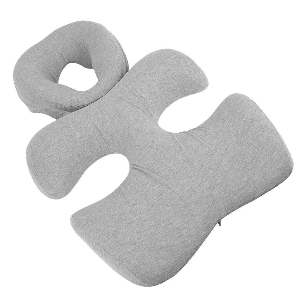 Face Down Pillow with Chest Support   Prone Massage Pillow Removable Washable Cover for Home Use