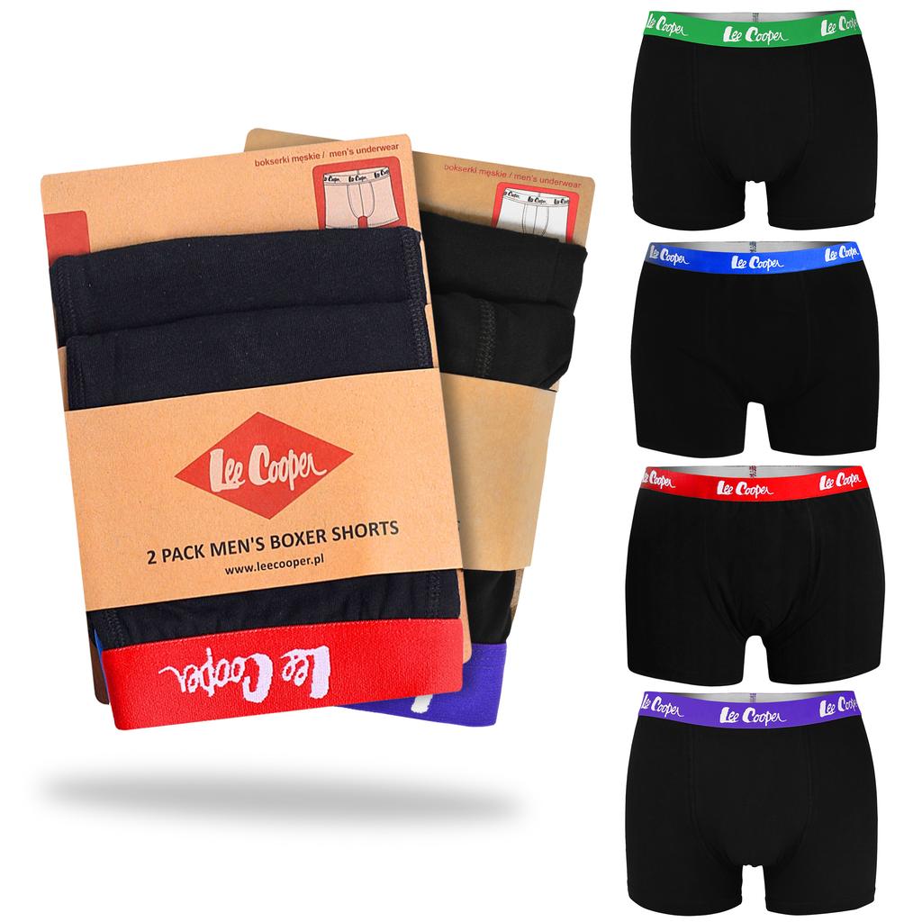 Lee Cooper Boxers For Men Cotton Bm9505 4 Pieces Size L