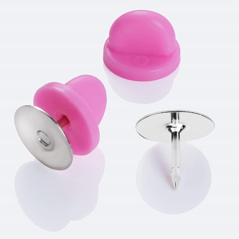 100Pairs for Butterfly Clutch Tie Tacks Pin Backs for Lapel Pins Tie Tacks Blank Pins with Clutch Back Unique Decor for