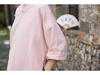 Vintage-Inspired Cotton Linen Qipao: Frog Button Women's Long Shirt
