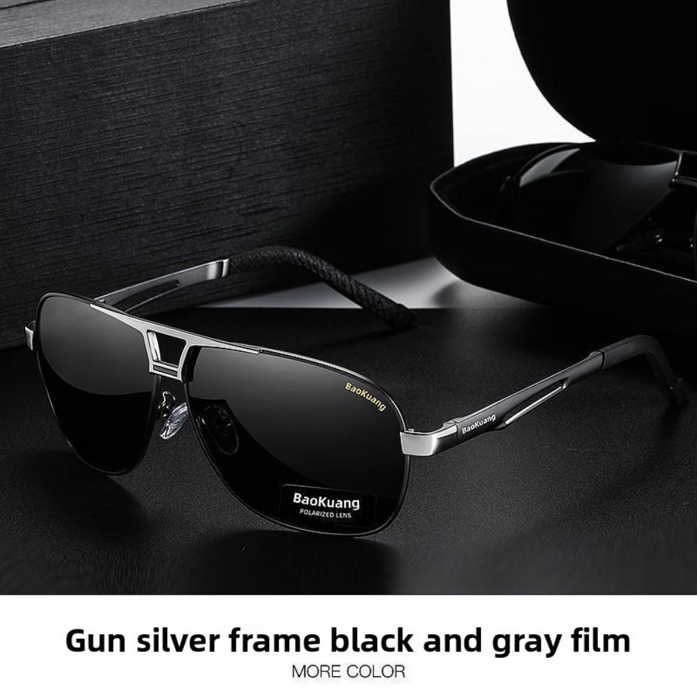 Dag- och nattfärgskiftande solglasögon, polariserade solglasögon, herrars anti-helljusfiske, högupplöst bilkörning