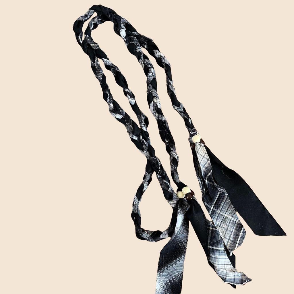 Bohemian Summer 2025 Cotton Rope Woven Belt with Tassel for Dresses