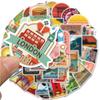 10/50PCS Urban Landscape Sticker Travel Graffiti Stickers Laptop Computer Bicycle Skateboard Suitcase Water Bottle Mobile Phone Kids Adult Sticker