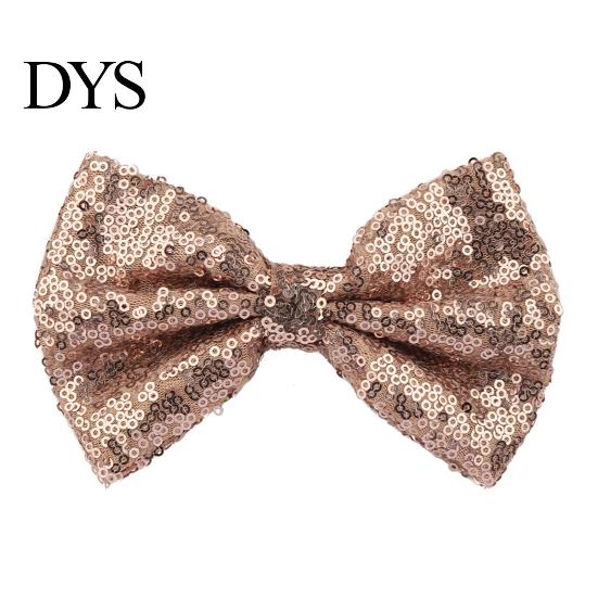 Comfortable Hair Clip Hairpin Safety Rounded Corner with Burr-Free Metal Spring Bow Shape Shiny Sequin Decoration Children Sparkling Accessory