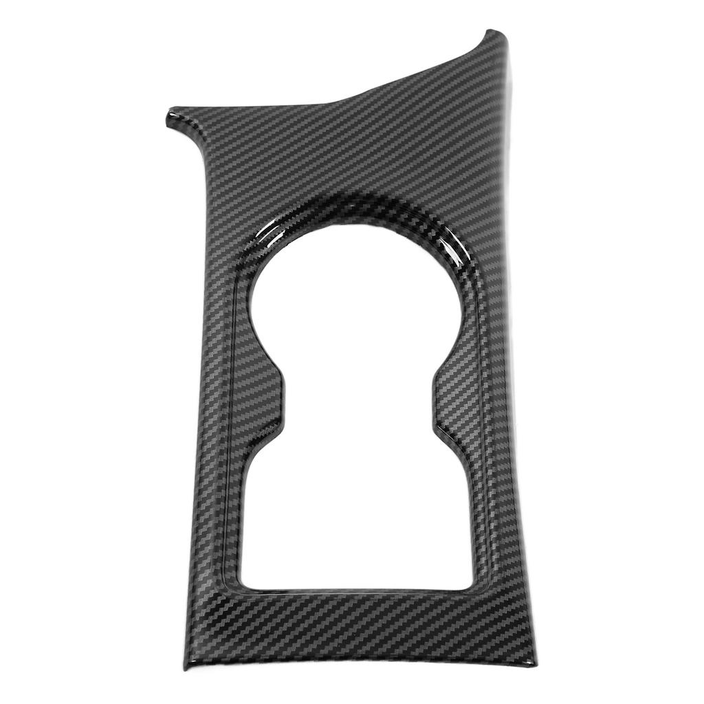 Front Water Cup Holder Frame Trim Carbon Fiber Style ABS Cover Replacement for Isuzu DMAX 2021