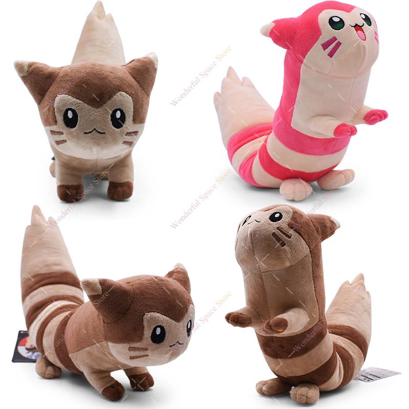 Anime Shiny Furret Plush Toys with Bendable Cute Furret Soft Stuffed Animal Peluche Dolls Cartoon Gift for Fans