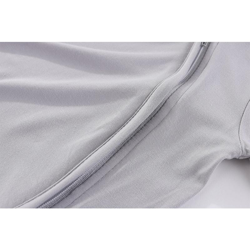 1 bucată Salopetă cu fermoar cu mânecă lungă la modă pentru bebeluși băieți fete, bumbac moale, haine pentru nou-născuți