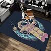 1pc Astronaut Fishing in Space Chair Mat - Office Desk Pad with Octopus Design, Non-Slip Carpet for Home Decor, Suitable for All Seasons and Occasions