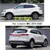 Car TPU/Glossy Mirror Pillar Post Cover For Lincoln MKC 2015- Door Trim Window Piano Black Molding Sticker Plate 8pcs
