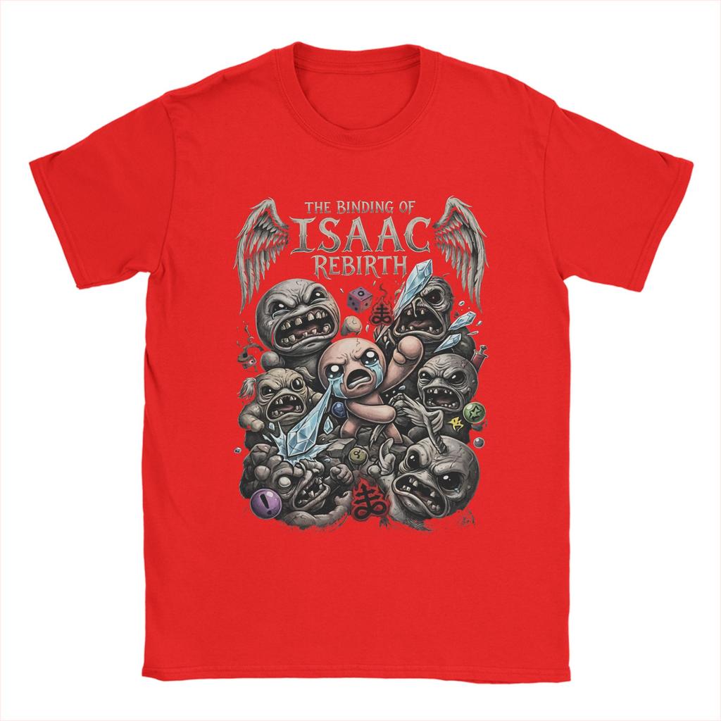 The Binding of Isaac Pixel Cotton T Shirt For Unisex Summer Vintage T Shirts Crewneck Hippie Tees Big Size Hot Sale Clothing
