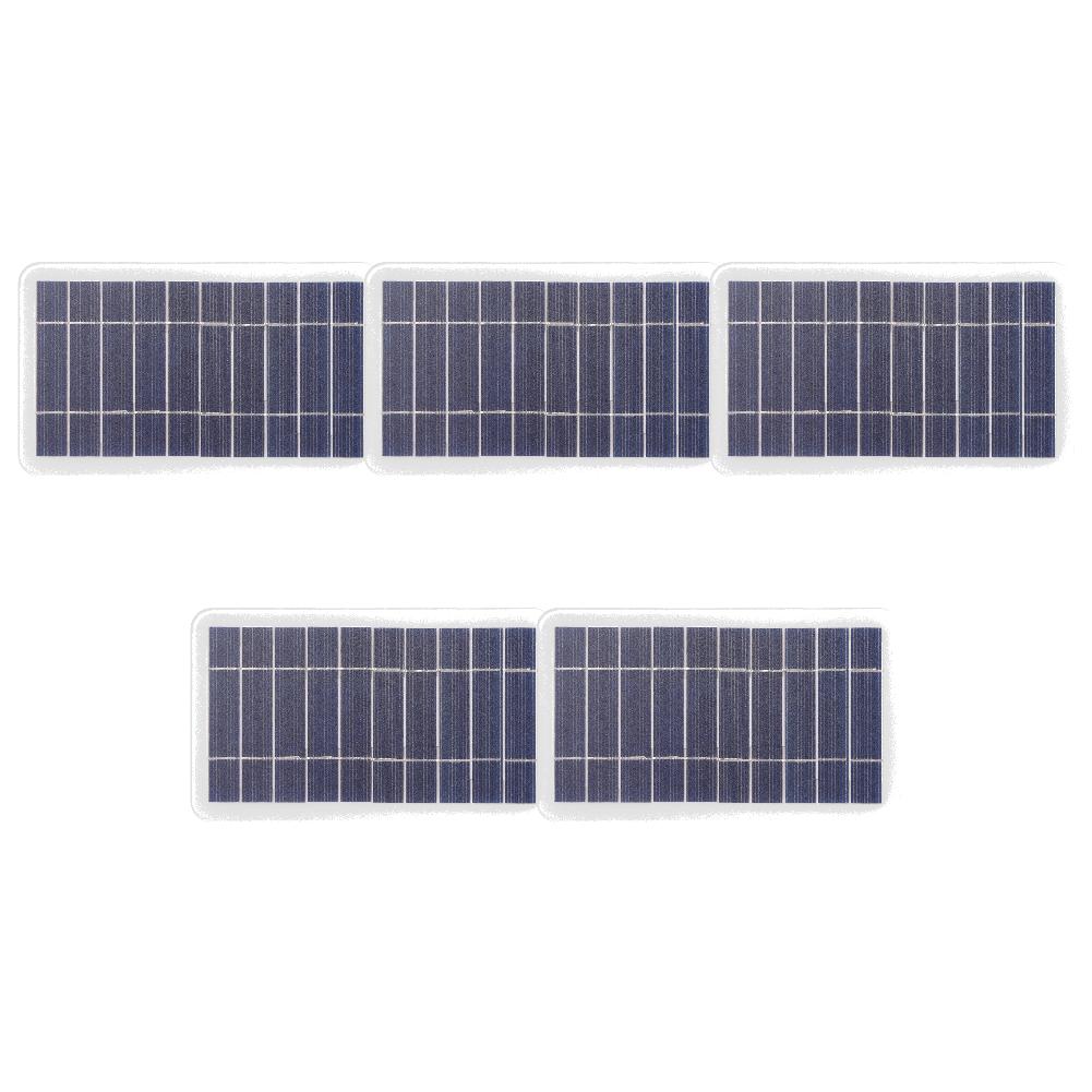1/3/5 Pcs 2W 5V 400mA Solar Panel Portable Polysilicon Solar Chargers USB Port Outdoor Cell Mobile Phone Emergency Power Bank