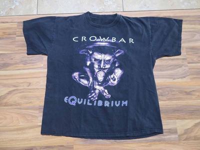 Vtg Štýl Páčidlo Kapela - Equilibrium Tričko Čierne Unisex UU174
