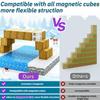 Magnetic Building Blocks Magnet Cube Set For Boy Girl Kid Diy Model Children Stem Montessori Sensory Toys Gift