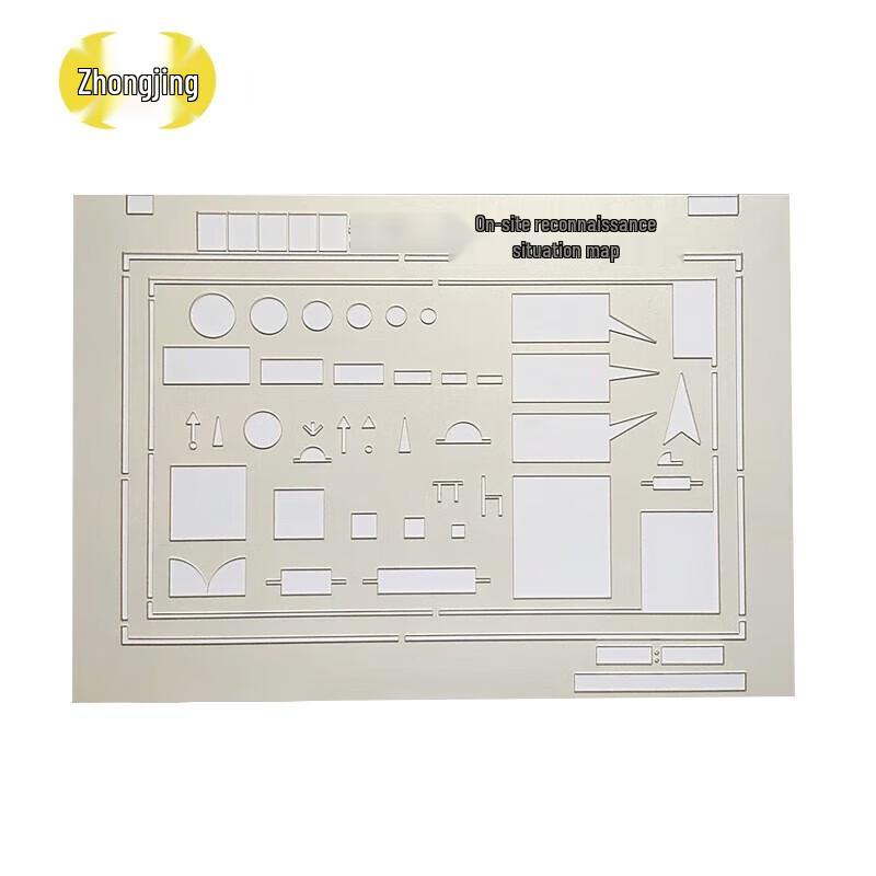 Professional Topographical Mapping Ruler
