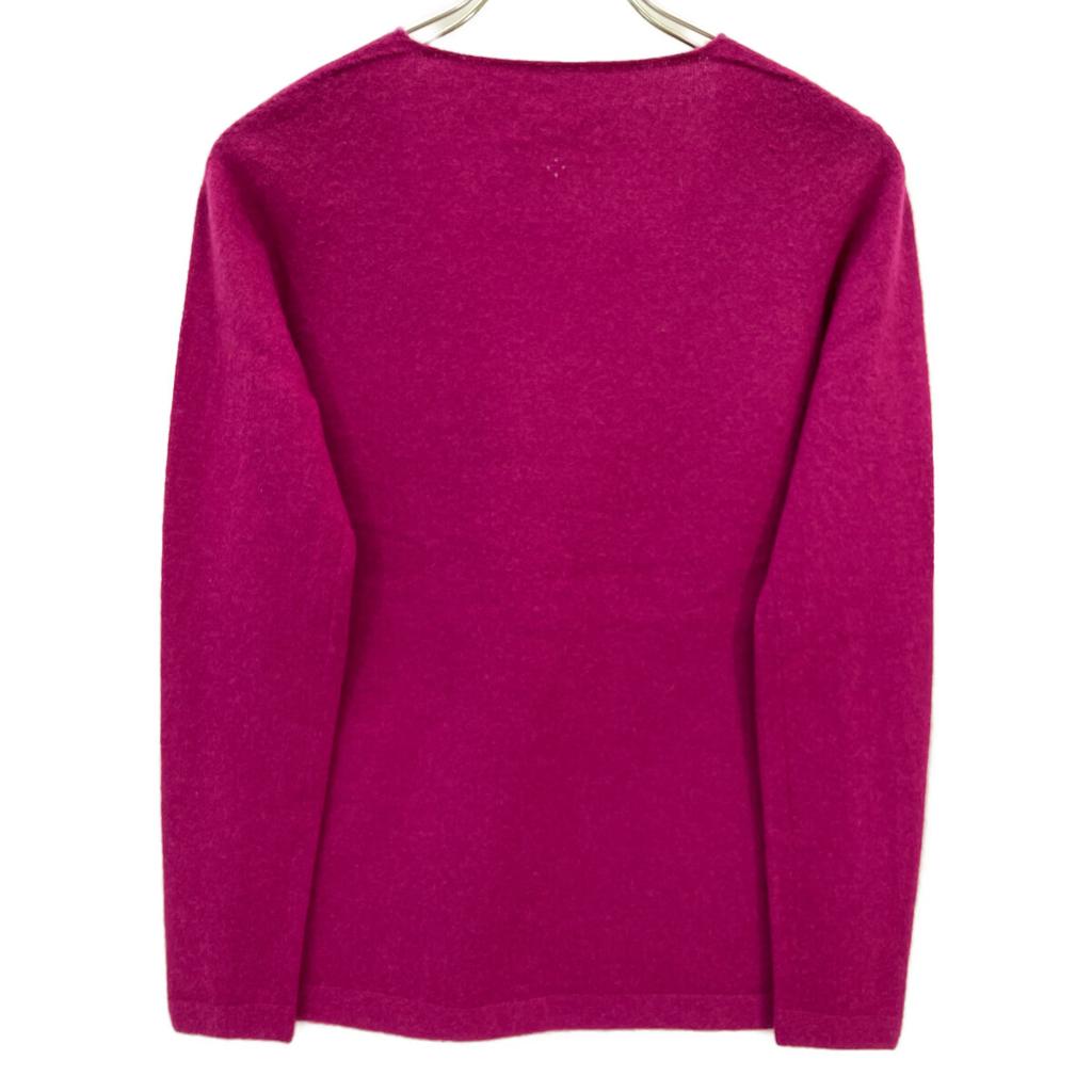 TOYOBOSHI KIDO 09IT-PC0011 Plum Cashmere 100 Sweater tops 1 Dark Red PurpleUsed