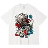 230 Gsm 100% Cotton Dandadan V38 Okarun Momo Print Unisex Heavy Cotton T Shirt