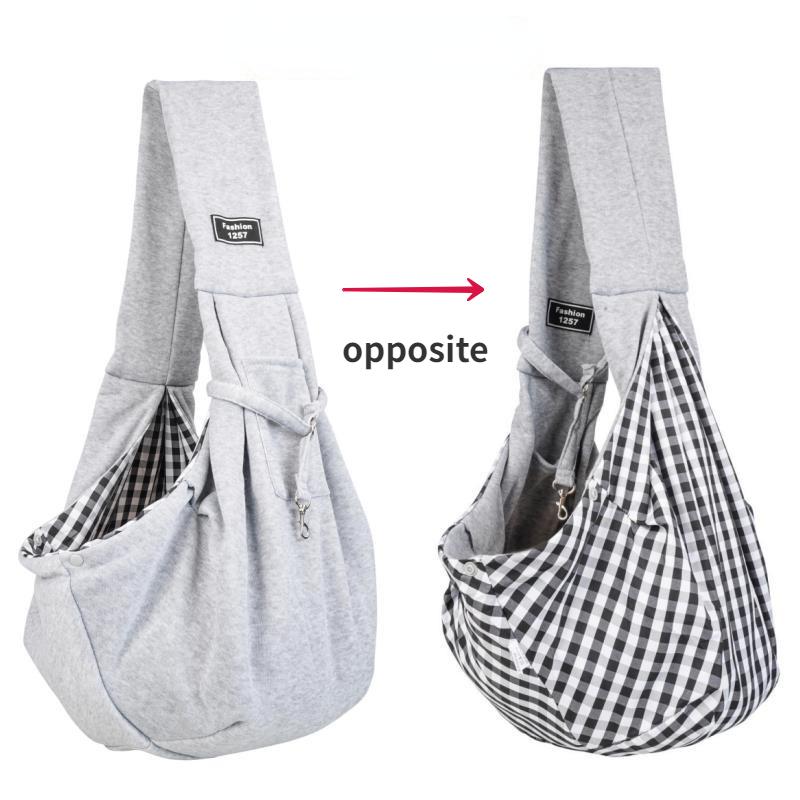 Atmungsaktive Reise-Haustiertasche mit One-Shoulder-Umhängetasche und tragbarer Katzentasche mit großem Fassungsvermögen zum Ausgehen