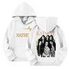 Kids Pullover Hoodie Loose Fit Long Sleeve with Letter Print and Pockets for Boys and Girls Casual Everyday Wear