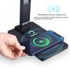 Cross-Border Smart Desk Lamp Perpetual Calendar Clock Display Touch Control Wireless Charge 10W Study Room Eye-Care Reading