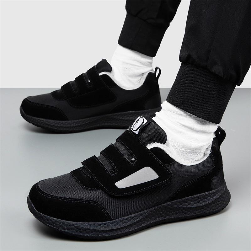 Inverno Caldo Uomo Donna Scarpe Diabetiche Scarpe Larghe da Passeggio con Chiusura Regolabile Slip-On Ortopediche Scarpe per Anziani Sneakers