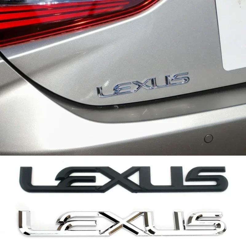 For Lexus Logo ES300 IS300 IS350 ES250 ES350 IS250 CT200H GS350 NX200 ABS/Metal Car Rear Trunk Emblem Badge Sticker HE5