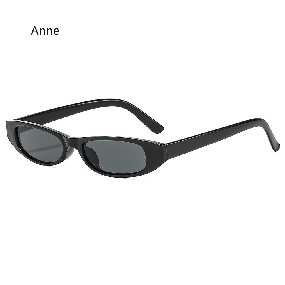 Retro Cat Eye Sun Glasses Women Trendy Small Narrow Sunglasses Men Outdoor Goggles Luxury  Designer Shades UV400
