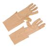 1Pair Long Gloves Anti UV Five Finger Gloves Soft Oil Shiny High Elastic Mittens Thin Nylon Breathable Glossy Sun Protection