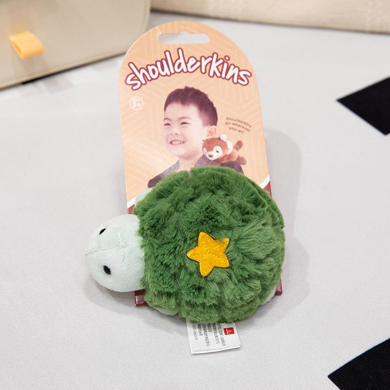 

Pancao Raccoon Standing Shoulder Doll Zoo Souvenir Hang Shoulder Magnetic Stone Plush Toy Children s Gift One Size