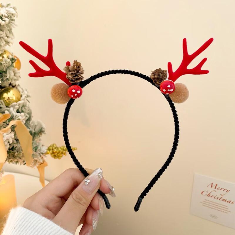 Christmas Cute Deer Antler Hair Clips