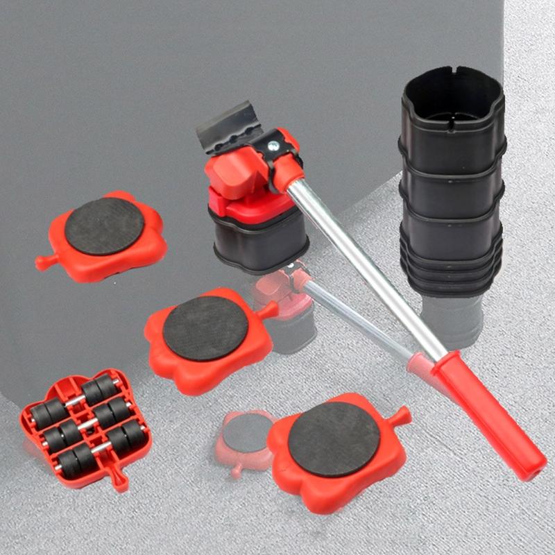 Heavy Duty Furniture Lifter with 4 Sliders for Safe Moving Appliance Roller Suitable for Sofas Couches Refrigerators