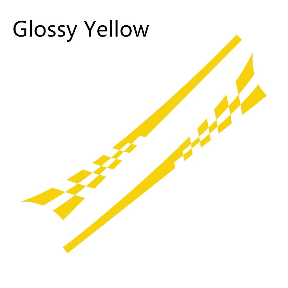 2PCS DIY Car Both Sides Body Stickers Stripes Auto Door Decals Automobiles Products Car Wrap Vinyl Film Car Accessories